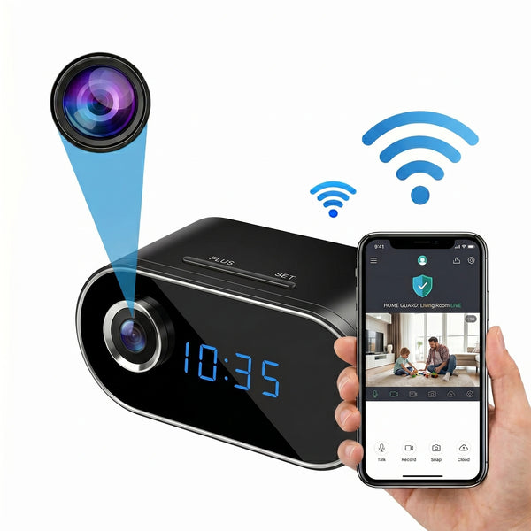 HD WiFi Clock Camera