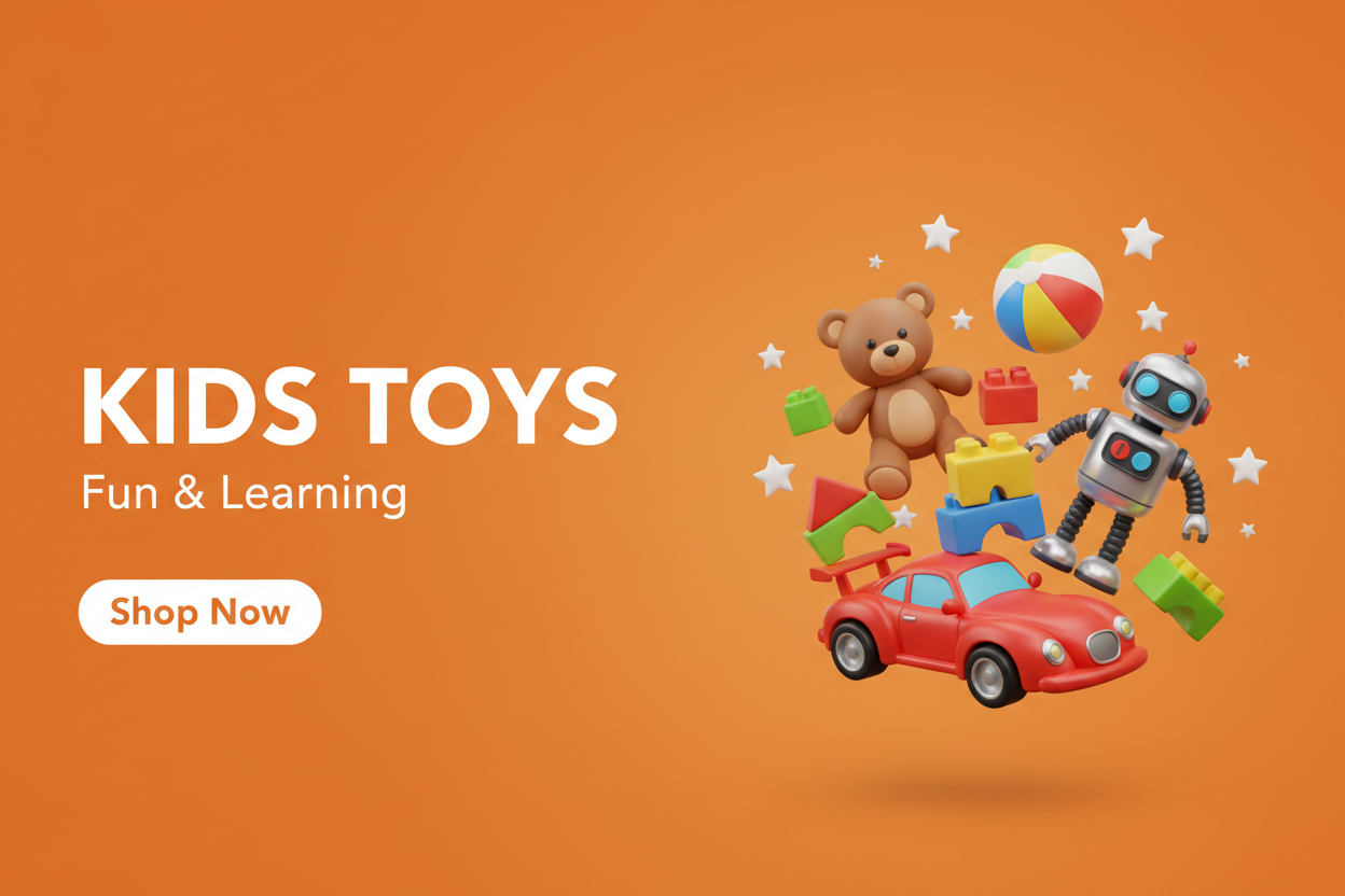 Kids Toys Banner